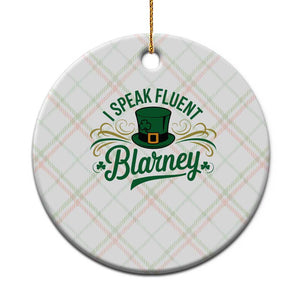 I Speak The Blarney Ceramic Ornament Funny Irish St. Patricks Day TS02 1pc Christmas Plaid Print Your Wear