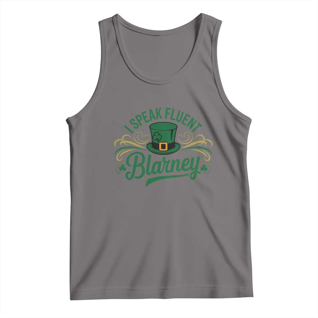 I Speak The Blarney Tank Top Funny Irish St. Patricks Day TS02 Deep Heather Print Your Wear