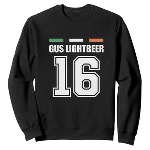 Funny Gus Lightbeer 16 Sweatshirt Ireland Irish Name St. Patricks Day Drinking Pub TS02 Black Print Your Wear