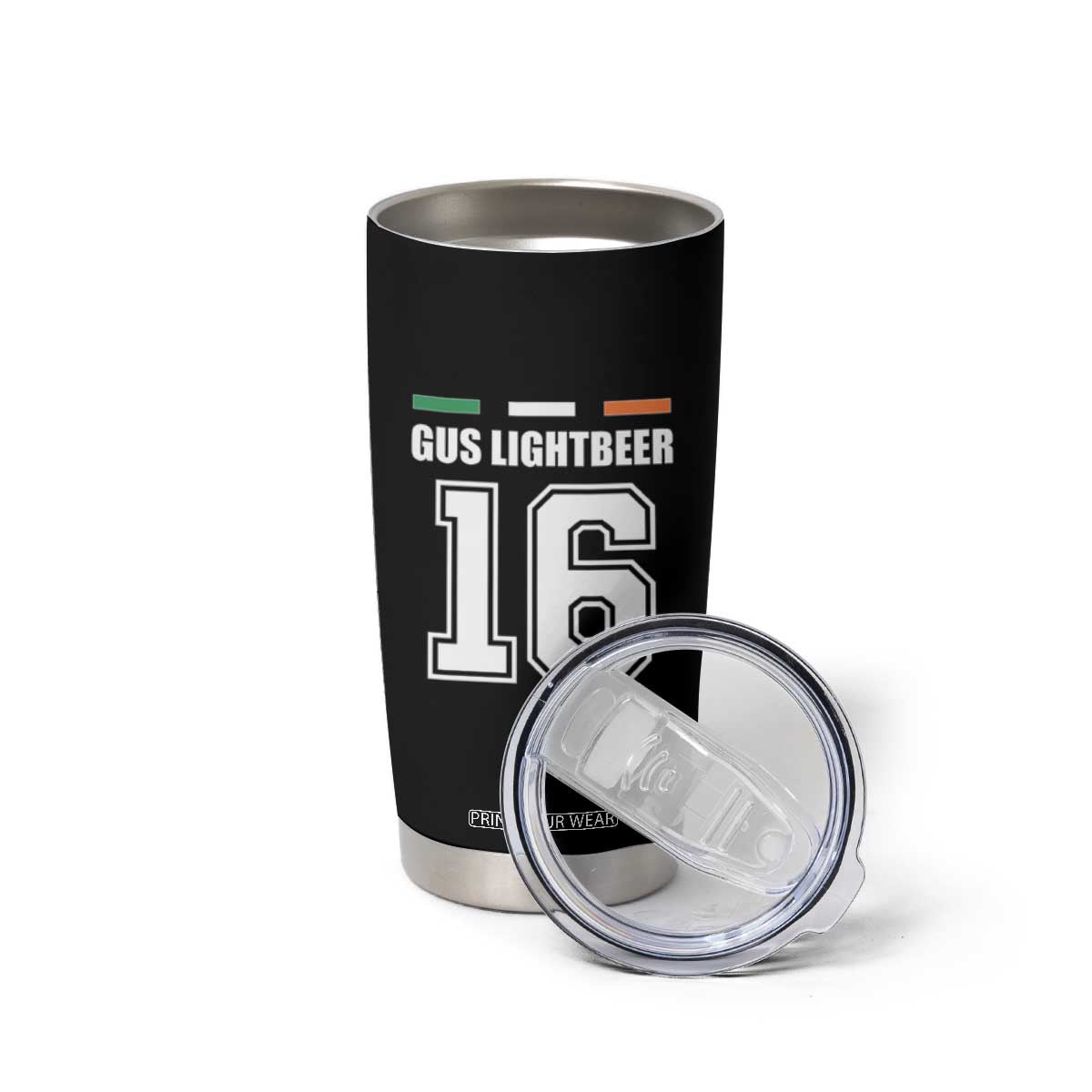 Funny Gus Lightbeer 16 Tumbler Cup Ireland Irish Name St. Patricks Day Drinking Pub TS02 Print Your Wear