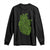 Lucky Shamrocks Heart Long Sleeve Shirt Anatomical Anatomy St Patrick's Day TS02 Black Print Your Wear