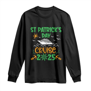 St Patricks Day Cruise Squad 2025 Matching Family Long Sleeve Shirt TS02 Black Print Your Wear