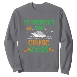 St Patricks Day Cruise Squad 2025 Matching Family Sweatshirt TS02 Charcoal Print Your Wear