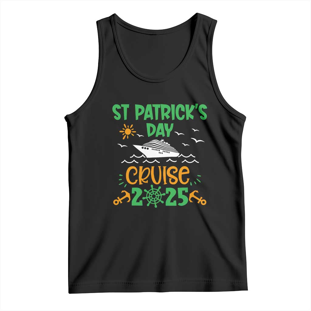 St Patricks Day Cruise Squad 2025 Matching Family Tank Top TS02 Black Print Your Wear