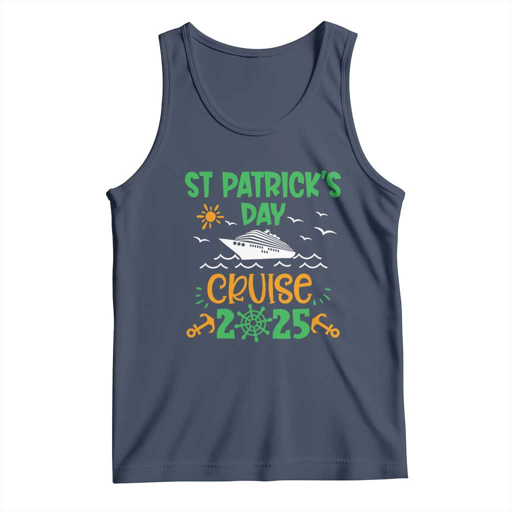 St Patricks Day Cruise Squad 2025 Matching Family Tank Top TS02 Navy Print Your Wear