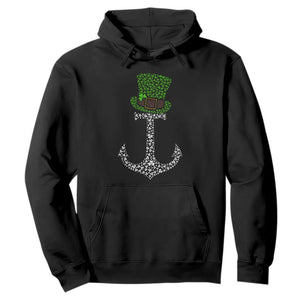 Lucky Shamrock Anchor Hoodie Leprechaun Cruise Squad St. Patrick's Day TS02 Black Print Your Wear