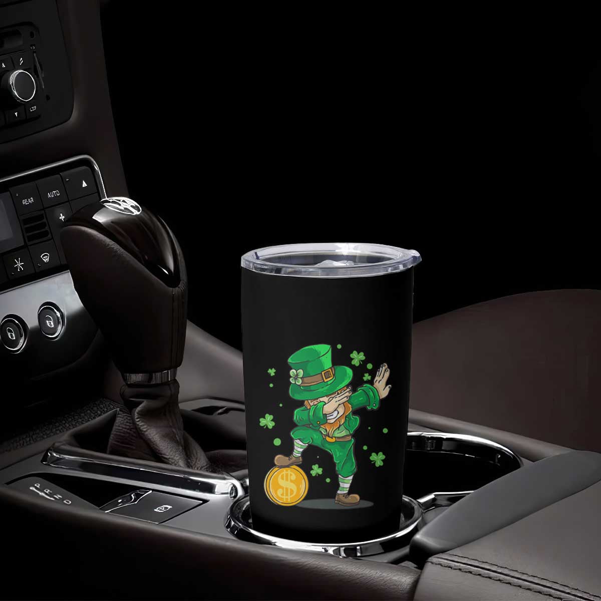 Cute Dabbing Leprechaun Tumbler Cup Funny St Patricks Day TS02 Print Your Wear