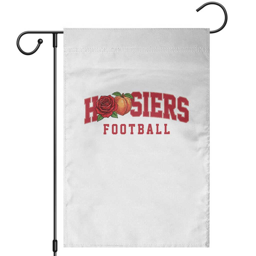 Hoosier State Pride Indiana Rose and Peach Garden Flag Game Day Sports Pride TS02 White Print Your Wear