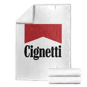 Cignetti Retro Red Box Throw Blanket Indiana Game Day Sports Fan TS02 White Print Your Wear