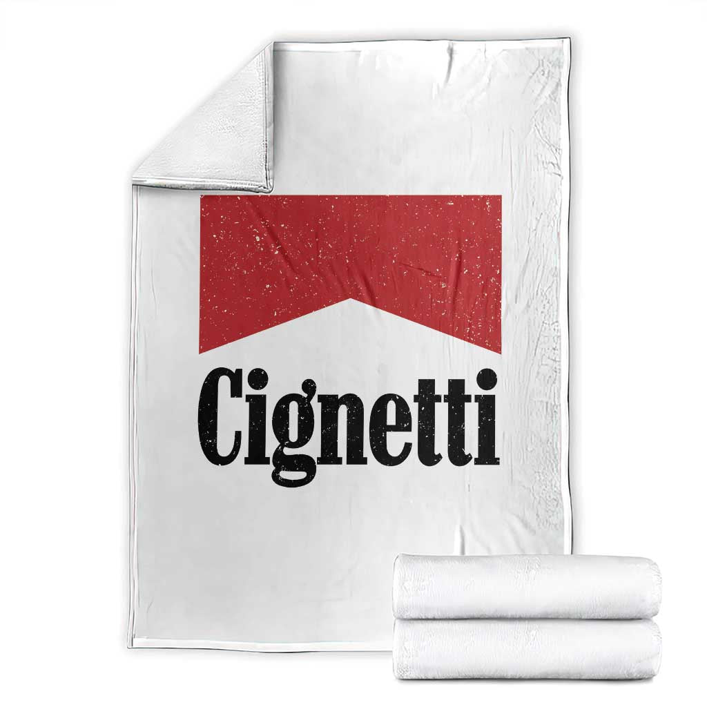 Cignetti Retro Red Box Throw Blanket Indiana Game Day Sports Fan TS02 White Print Your Wear