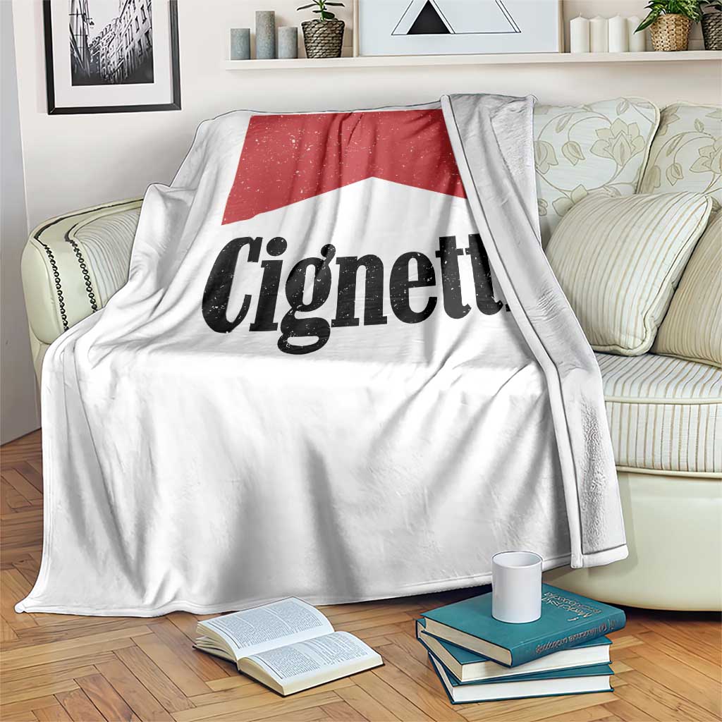 Cignetti Retro Red Box Throw Blanket Indiana Game Day Sports Fan TS02 Print Your Wear