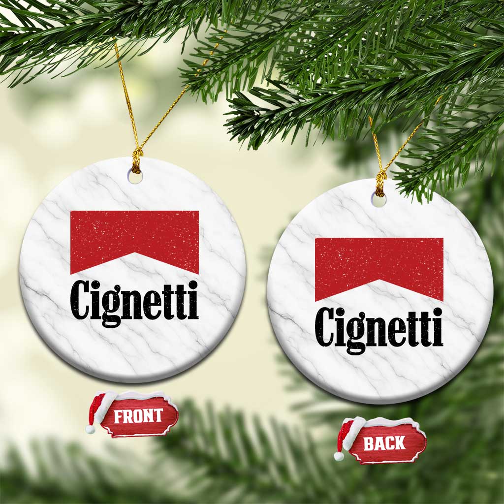 Cignetti Retro Red Box Ceramic Ornament Indiana Game Day Sports Fan TS02 1pc White Marble Print Your Wear