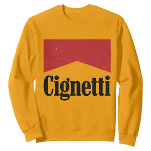 Cignetti Retro Red Box Sweatshirt Indiana Game Day Sports Fan TS02 Gold Print Your Wear