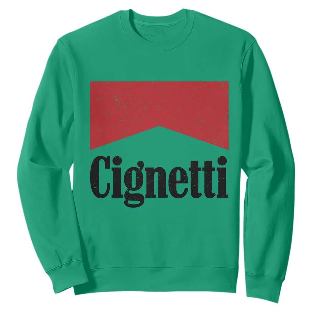 Cignetti Retro Red Box Sweatshirt Indiana Game Day Sports Fan TS02 Irish Green Print Your Wear