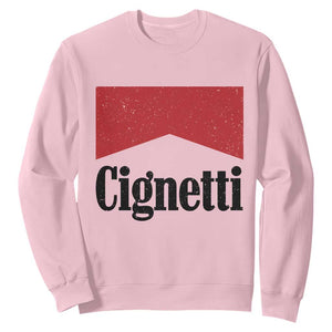 Cignetti Retro Red Box Sweatshirt Indiana Game Day Sports Fan TS02 Light Pink Print Your Wear