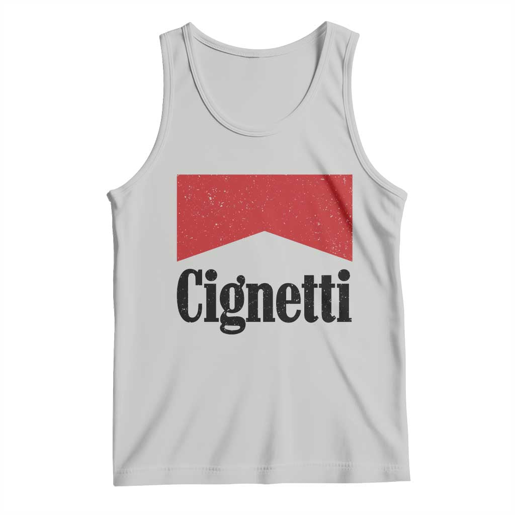 Cignetti Retro Red Box Tank Top Indiana Game Day Sports Fan TS02 Ash Print Your Wear