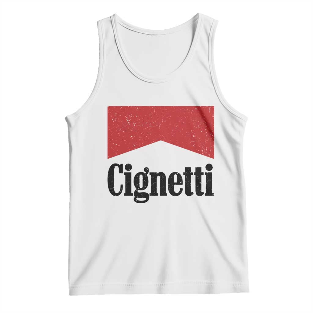 Cignetti Retro Red Box Tank Top Indiana Game Day Sports Fan TS02 White Print Your Wear