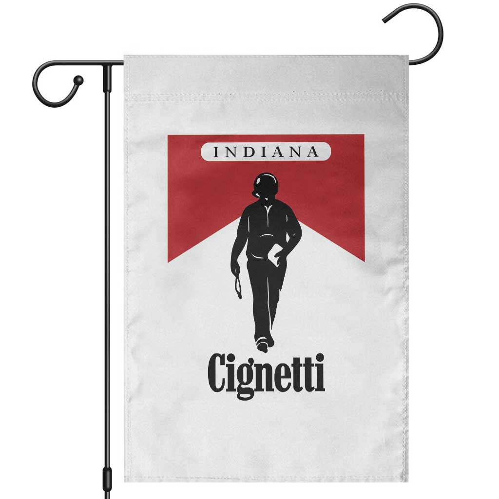 Cignetti Walking Retro Red Box Garden Flag Indiana Game Day Sports Fan TS02 White Print Your Wear