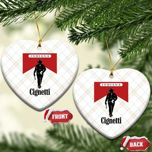 Cignetti Walking Retro Red Box Ceramic Ornament Indiana Game Day Sports Fan TS02 Print Your Wear