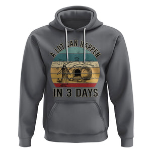 Religious Easter Hoodie A Lot Can Happen In 3 Days Christian Jesus TS02 Charcoal Printyourwear