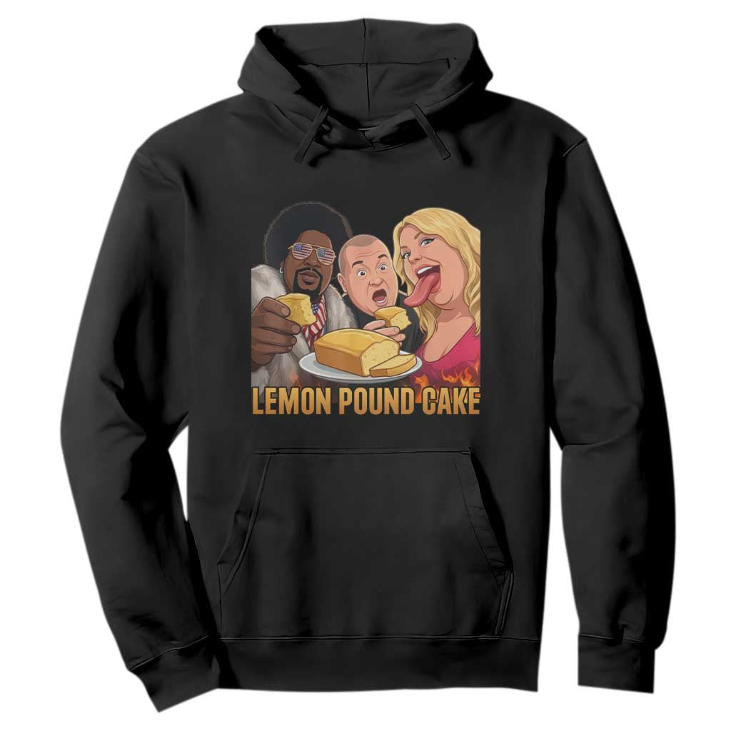 Funny Lemon Pound Cake Meme Hoodie Retro Edgy Music Humor Gift for Party Lovers TS02 Black Print Your Wear