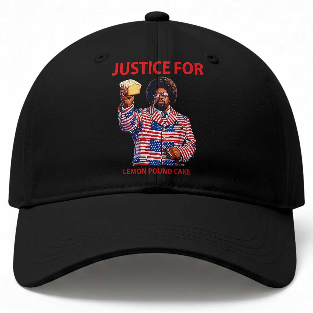 Justice for Lemon Pound Cake Baseball Cap Funny Viral Edgy Meme Courtroom Parody Rap Fans TS02 Print Your Wear