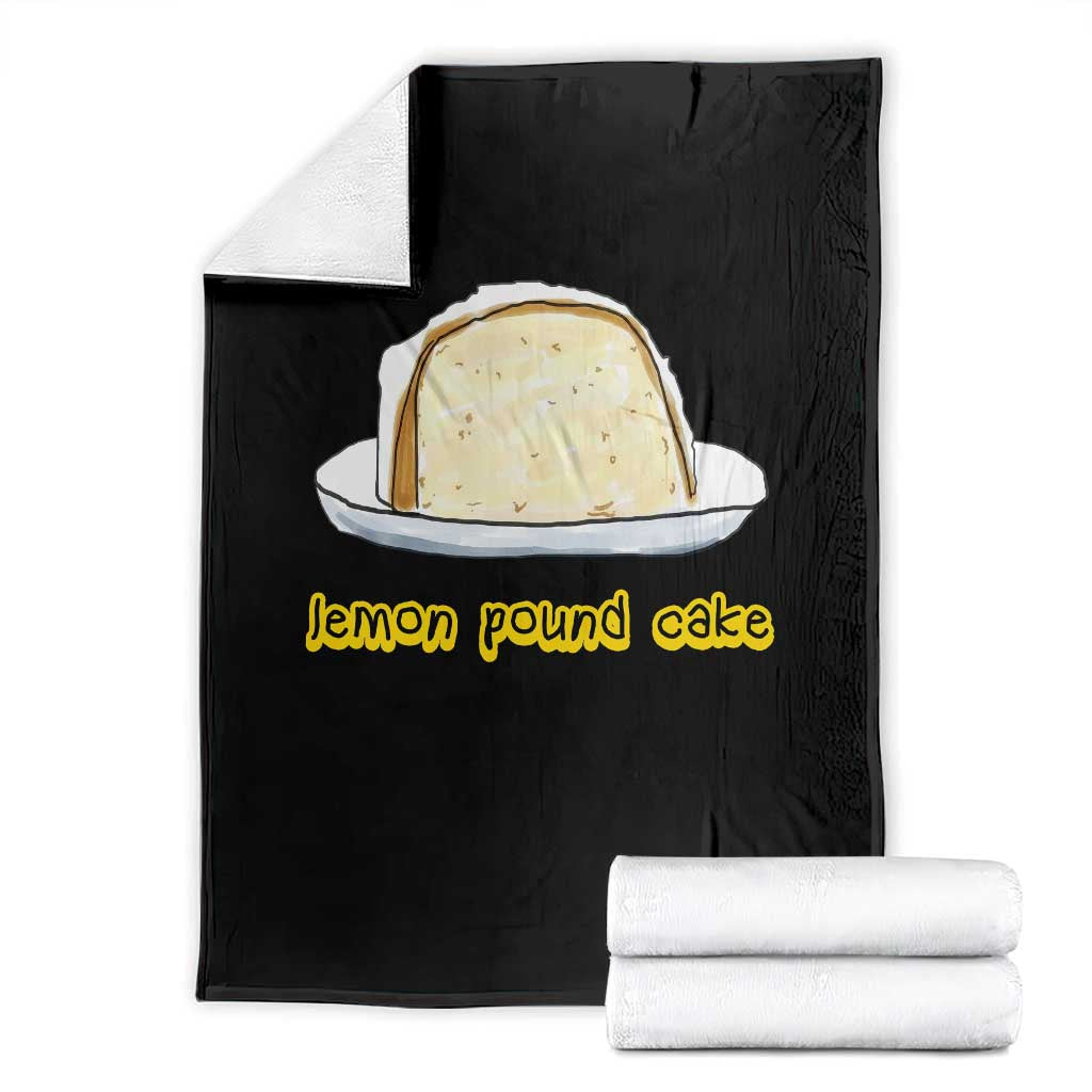 Lemon Pound Cake Funny Meme Throw Blanket Viral Edgy Hip Hop Humor Parody Gift for Rap Fans TS02 Black Print Your Wear