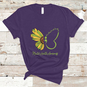 Mental Health Matters T Shirt Mental Health Awareness Butterfly Its Okay To Not Be Okay TS02 Purple Printyourwear