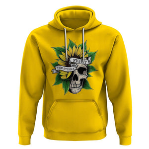 Mental Health Matters Hoodie Fight the Stigma Flower Skull Support Mental Health Awareness TS02 Daisy Printyourwear