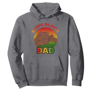 Dope Black Dad Hoodie Proud Afro Melanin Men Vintage Father's Day TS02 Charcoal Print Your Wear