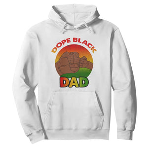 Dope Black Dad Hoodie Proud Afro Melanin Men Vintage Father's Day TS02 White Print Your Wear