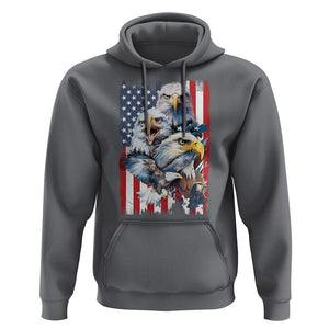 Patriotic American Eagle Hoodie US Flag US Pride Patriotic Spirit TS02 Charcoal Print Your Wear