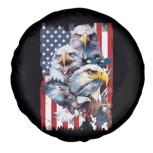 Patriotic American Eagle Spare Tire Cover US Flag US Pride Patriotic Spirit TS02 Print Your Wear