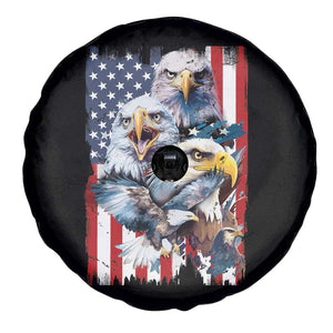 Patriotic American Eagle Spare Tire Cover US Flag US Pride Patriotic Spirit TS02 Print Your Wear