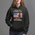 Female Veteran Hoodie I'm Not The Veteran's Wife I Am The Veteran American Flag TS02 Black Printyourwear