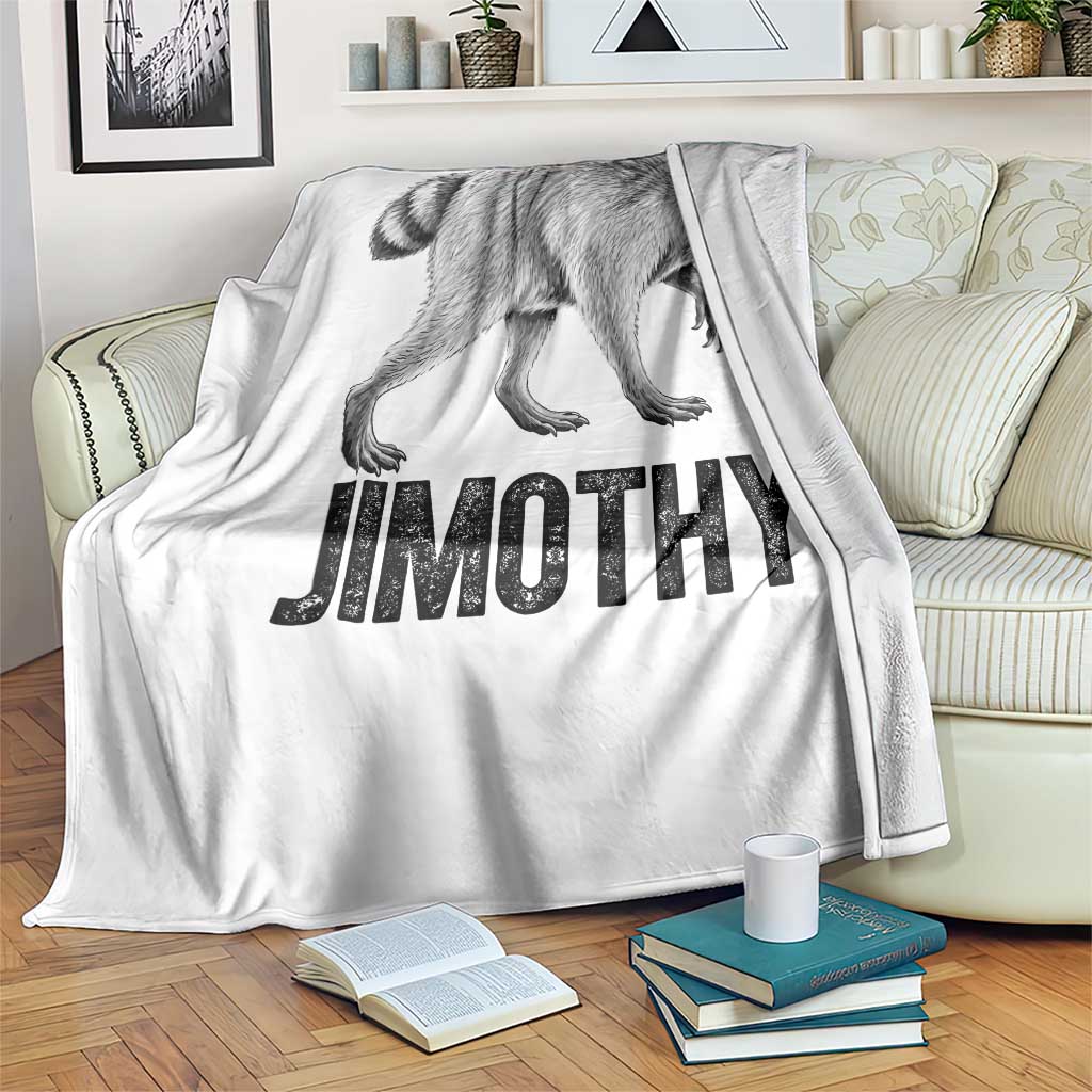 Viral Seattle Jimothy the Raccoon Throw Blanket Vintage Trash Panda Meme Graphic TS02 Print Your Wear