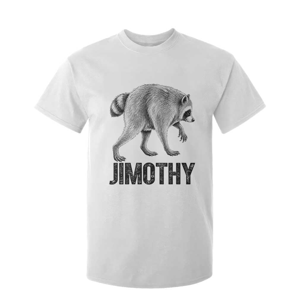 Viral Seattle Jimothy the Raccoon T Shirt For Kid Vintage Trash Panda Meme Graphic TS02 White Print Your Wear