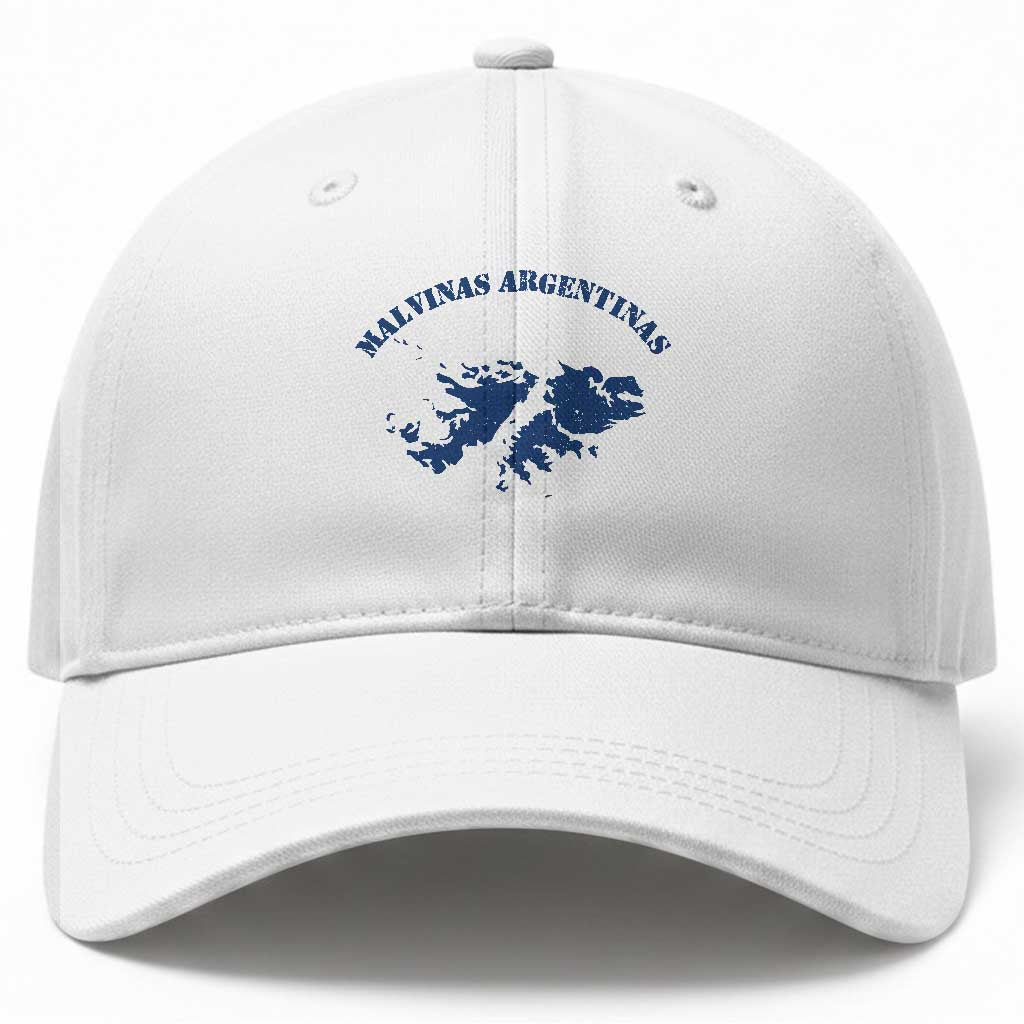 Retro Malvinas Argentinas Distressed Map Graphic Baseball Cap Argentine Island Sovereignty Heritage Pride TS02 Print Your Wear