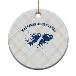 Retro Malvinas Argentinas Distressed Map Graphic Ceramic Ornament Argentine Island Sovereignty Heritage Pride TS02 1pc Christmas Plaid Print Your Wear