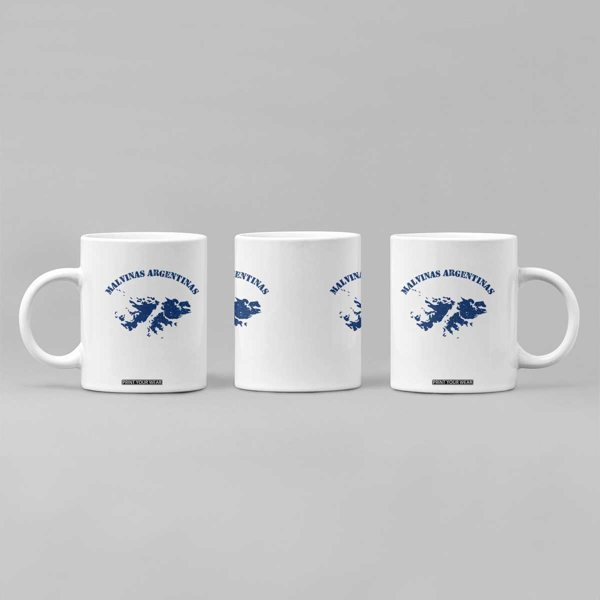 Retro Malvinas Argentinas Distressed Map Graphic Coffee Mug Argentine Island Sovereignty Heritage Pride TS02 Print Your Wear