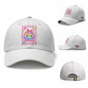 Kawaii Third Grade Glitter Dumpling Printed Graphic Baseball Cap Cute First Day Back To School for Students Teachers TS02 Baseball Cap Universal Fit White Print Your Wear
