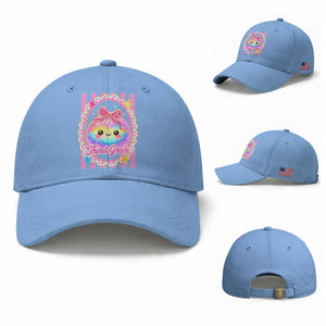Kawaii Third Grade Glitter Dumpling Printed Graphic Baseball Cap Cute First Day Back To School for Students Teachers TS02 Baseball Cap Universal Fit Light Blue Print Your Wear