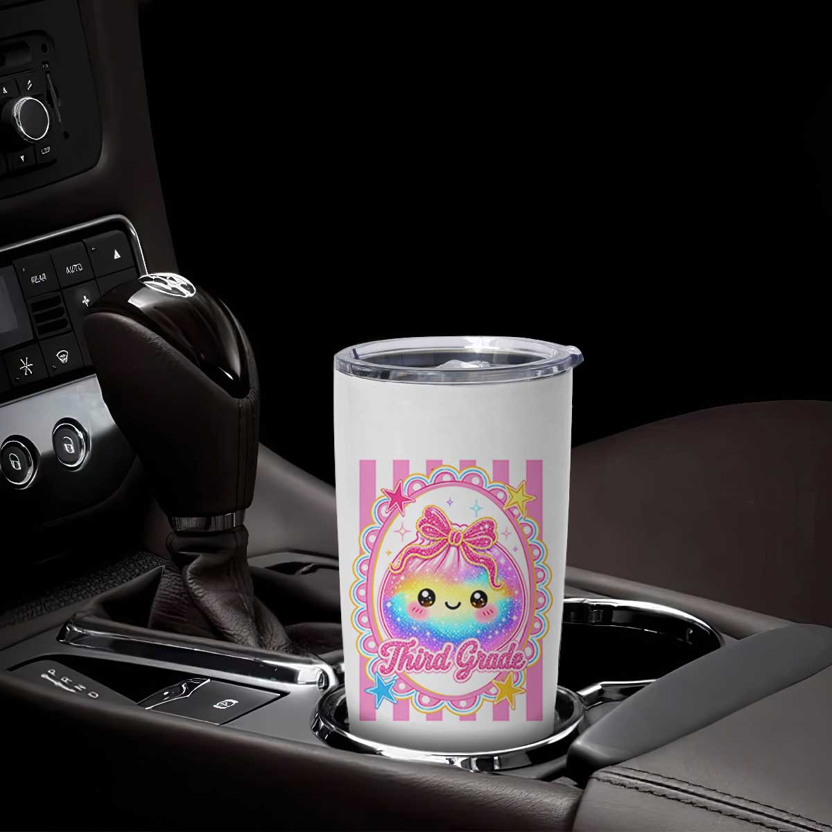 Kawaii Third Grade Glitter Dumpling Printed Graphic Tumbler Cup Cute First Day Back To School for Students Teachers TS02 Print Your Wear