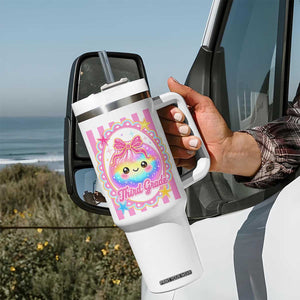 Kawaii Third Grade Glitter Dumpling Printed Graphic Tumbler With Handle Cute First Day Back To School for Students Teachers TS02 Print Your Wear