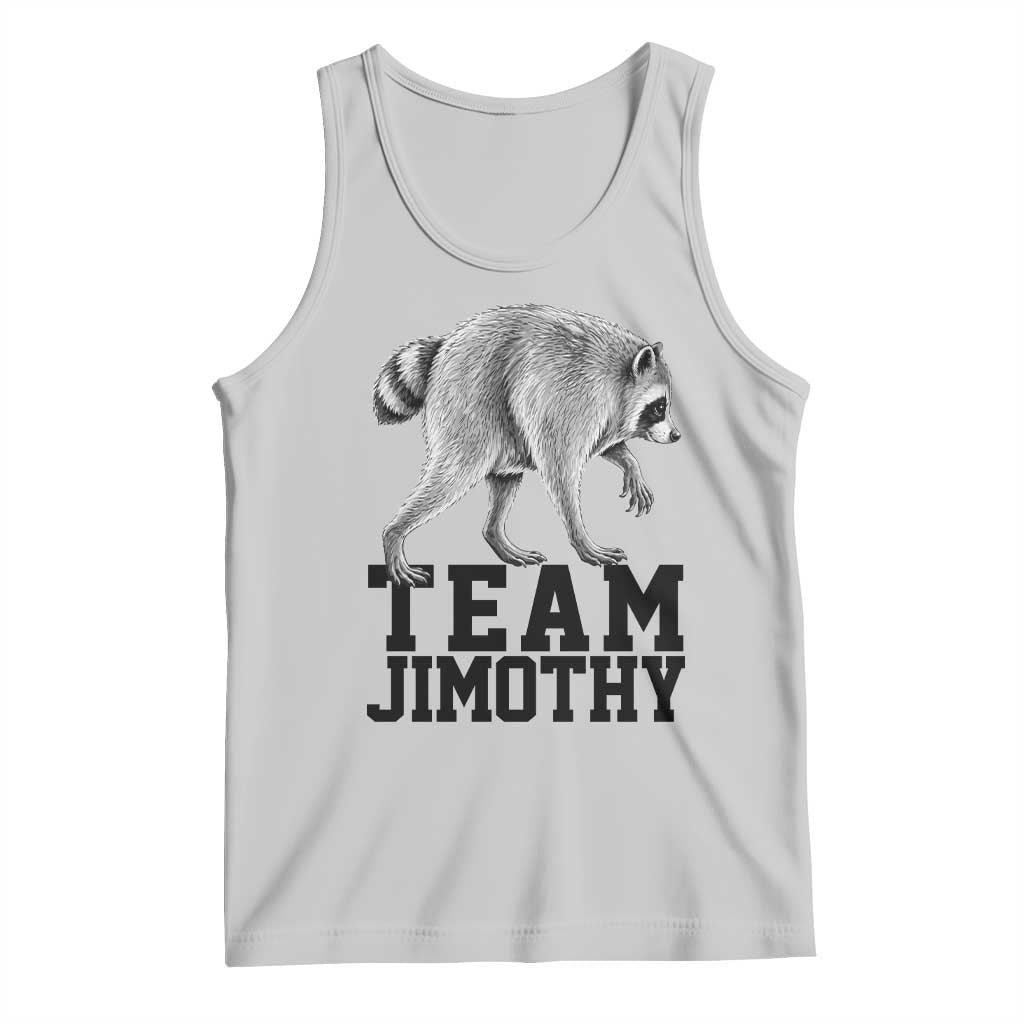 Team Jimothy Viral Seattle Raccoon Tank Top Vintage Trash Panda Meme Graphic TS02 Ash Print Your Wear