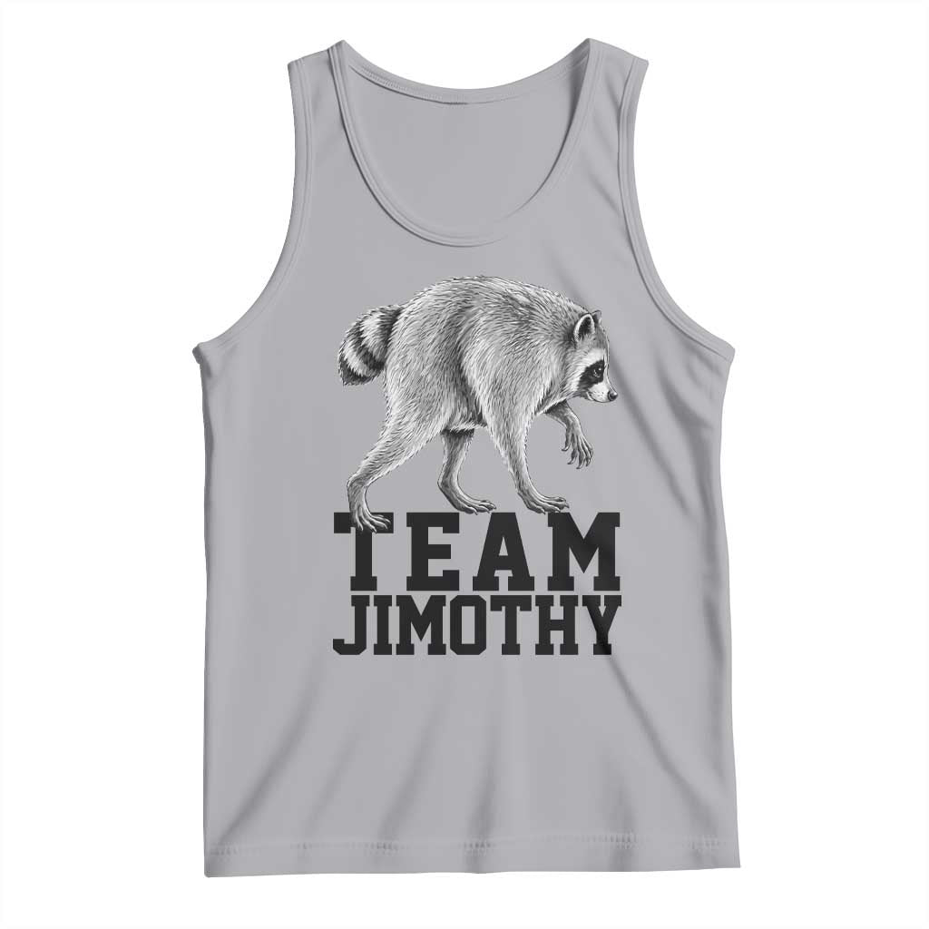 Team Jimothy Viral Seattle Raccoon Tank Top Vintage Trash Panda Meme Graphic TS02 Athletic Heather Print Your Wear