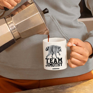 Team Jimothy Viral Seattle Raccoon Coffee Mug Vintage Trash Panda Meme Graphic TS02 Print Your Wear