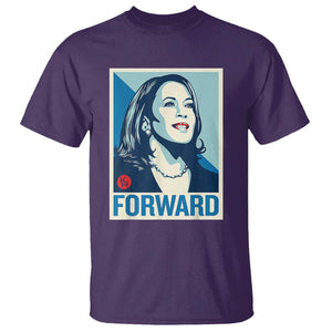 Kamala Harris Forward 2024 T Shirt Madam President 47th Graphic TS02 Purple Print Your Wear