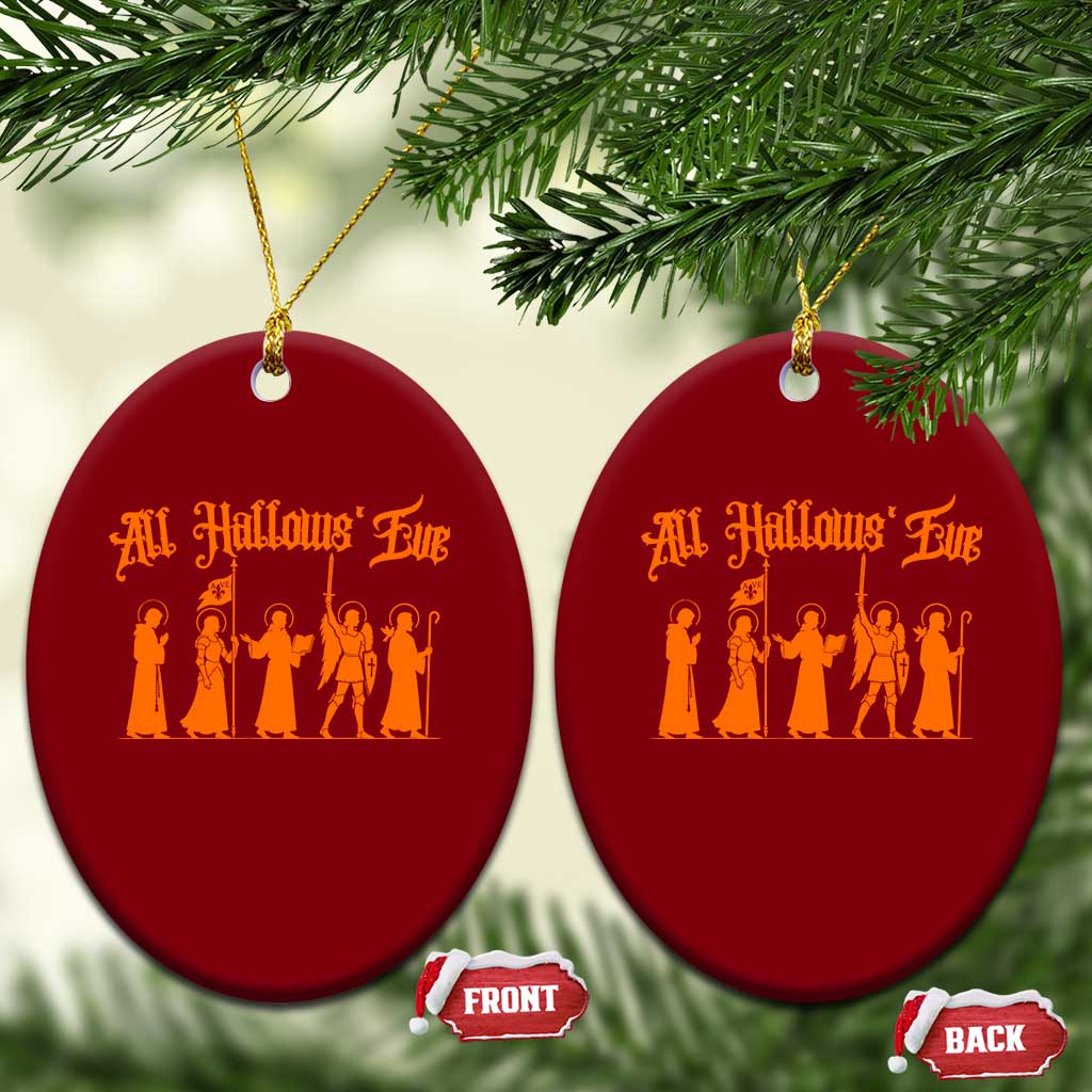 All Hallows Eve Catholic Saints Ceramic Ornament Traditional Faith Based Christian Halloween