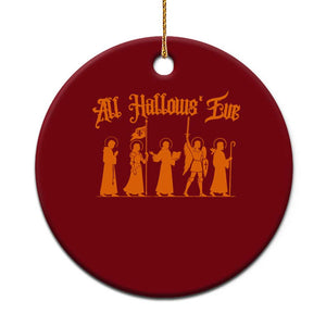 All Hallows Eve Catholic Saints Ceramic Ornament Traditional Faith Based Christian Halloween